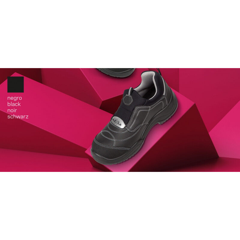 

Zapato con puntera, plantilla antiperforación y antibacterias DIAN FLEXILE | Negro - 45