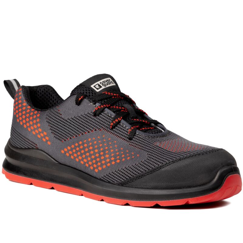 Coverguard - Zapatos de seguridad rojos milerite s1 t 41