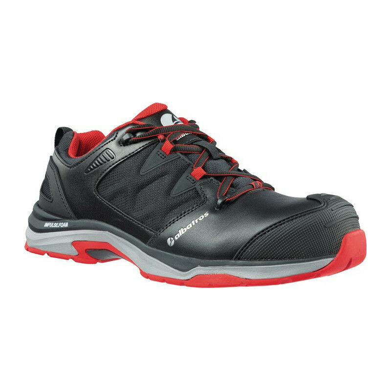 

Zapato de seguridad ULTRATRAIL BLACK Talla baja 41 piel negro / rojo