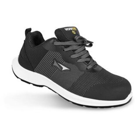 Zapato de seguridad WORKFIT "Race" (protección S3S SR) con puntera reforzada – Talla 42 color negro