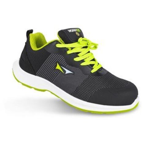 Zapato de seguridad WORKFIT "Race" (protección S3S SR) con puntera reforzada – Talla 45 color amarillo
