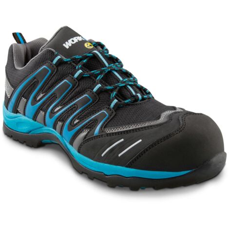 ALFA DYSER Zapato De Seguridad Workfit Trail Azul Número 45 Para Terreno Difícil