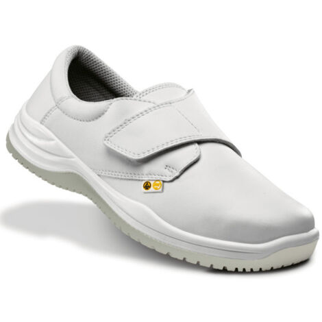 Zapato de trabajo de con cierre Velcro modelo de caballero EN 20347 O2+SRC+CI FAL BARCELONA ER40W y ER40BK 40 Blanco