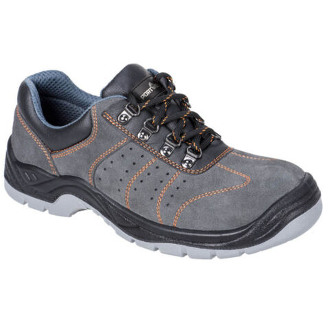 Zapato deportivo de trabajo Steelite Perforated Trainer S1P FW02 46 Gris