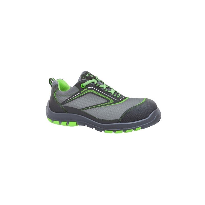 

Panter - Zapato Seguridad 46 S3 Pu-Tpu Pun.Plas Nairobi Tejido Tec Gr/Ver P
