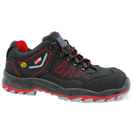 Zapato nobuck black action antiestático SAFETOP Bakio 46