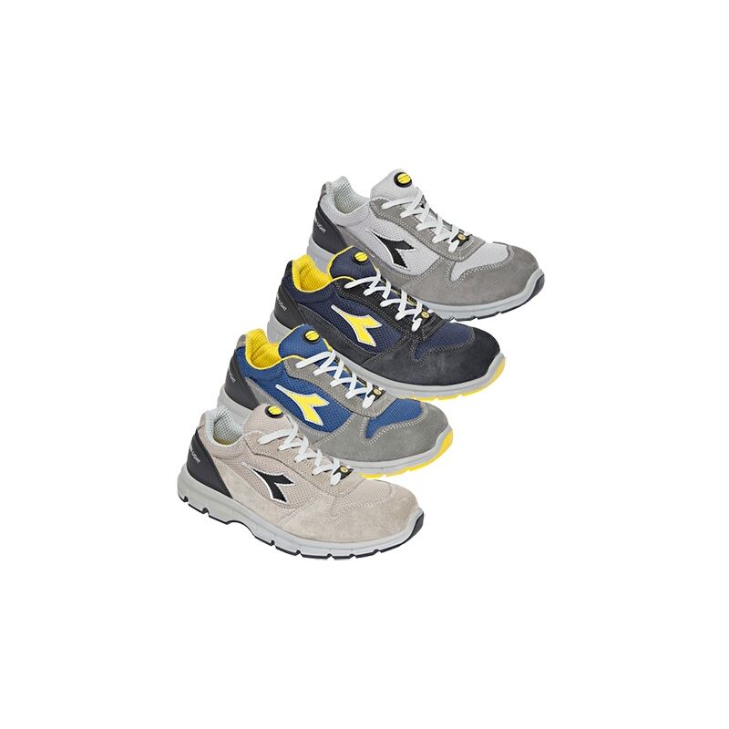 Diadora - Zapatos de seguridad Run ii Textile esd low S1P src - 48 (eu) - Gris