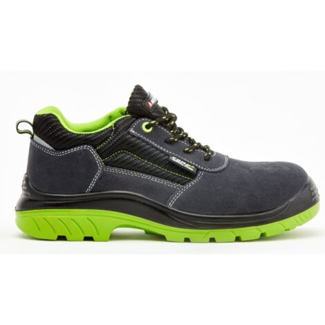 Zapato seg t38 s1p bellota serraje negra/verde comp+ pu/pl n