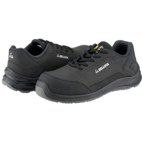 Zapato Seg. T38 S3-Esd Bellota Piel Ne Flex Carbon Femenina