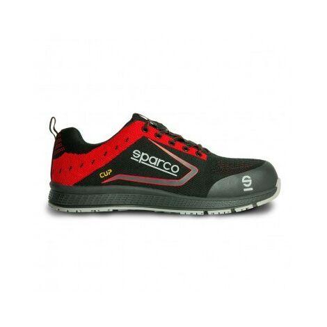 SPARCO TEAMWORK IBERIA Zapato Seg T42 S1p-src Punt.compos. Cup Negra/roja Sparco