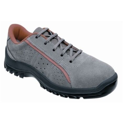 Zapato Seguridad T38 S1P Pu-Pu Puntera Plastico Metal Zion Snuman Piel Gr Pante