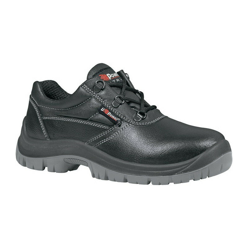 Zapato de seguridad Talla simple 42 piel negra S3 src EN20345 U-power