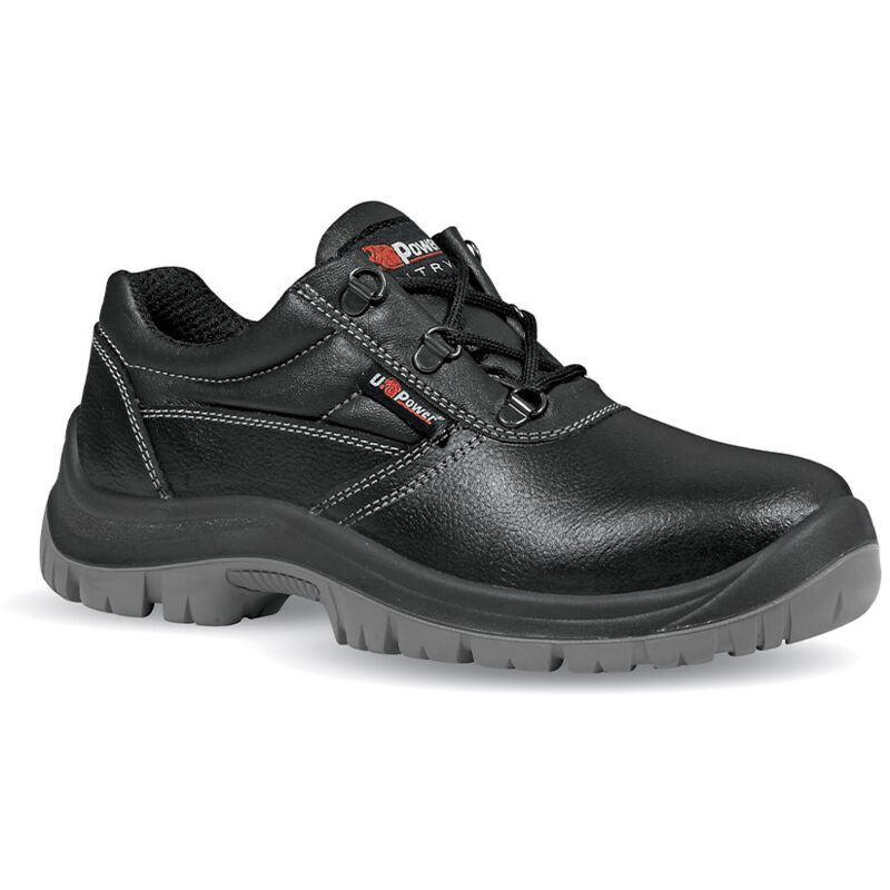U-power - Zapato de seguridad Talla simple 42 piel negra S3 src EN20345
