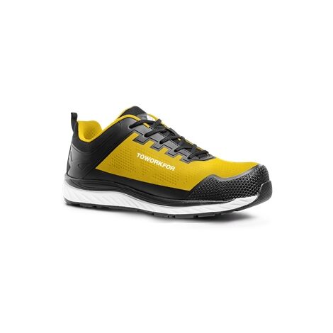 Zapato Super Set Amarillo T-36 - Transpirable, Flexible, con Puntera de Aluminio y Suela Triple Speed EVA & GOMA