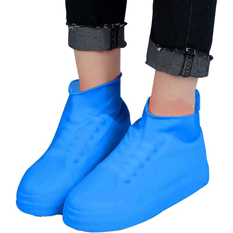 

Asupermall - Zapatos cubierta de la lluvia zapatos de la cubierta resistente al desgaste zapatos antideslizantes cubierta impermeable para adultos