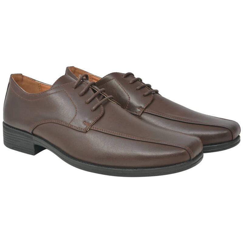 

Zapatos de negocio de hombre cordones marron talla 40 cuero PU