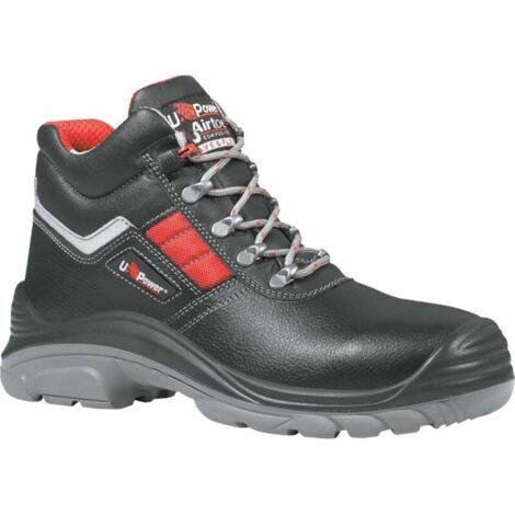 Zapatos de seguridad altos DEVASTATE RS S3 SRC - Negro/Rojo 44
