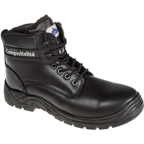Zapatos de seguridad altos forrados Thor S3 CI Negro 39