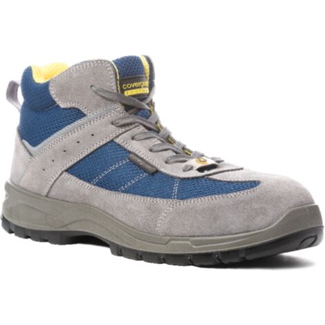 Zapatos de seguridad altos LEAD S1P - Gris/Azul 47