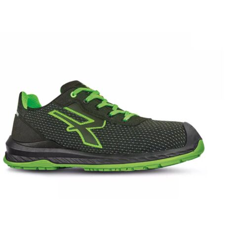 Zapatos de seguridad bajos ISLAND UK ESD S3 CI SRC - Negro/Verde 48