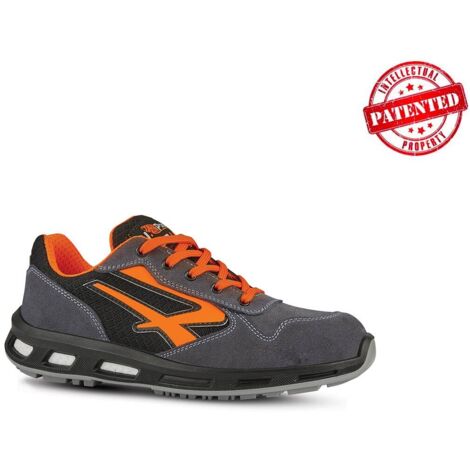 U-POWER Zapatos de seguridad bajos NARANJA ESD S1P SRC - Gris/Naranja 42