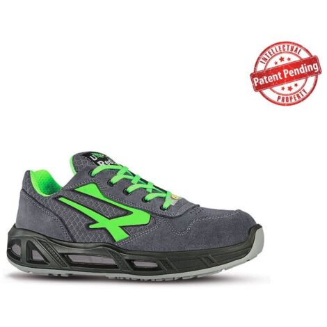 Zapatos de seguridad bajos POINT CARPET ESD S1P SRC - Gris/Verde 48