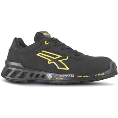 Zapatos de seguridad bajos U-Power Burt S3 SRC CI ESD - 45 (EU) - Nero