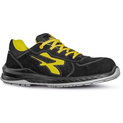 Zapatos de seguridad bajos VORTIX ESD S1P SRC - Negro/Amarillo 35