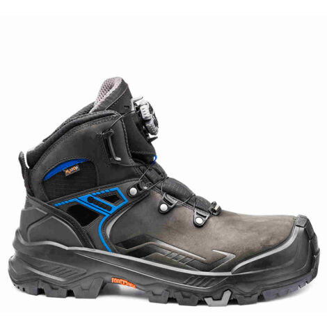 Zapatos de seguridad Base T-Robust B1605 S7S HRO CI HI LG FO SR - 42 (EU) - Negro /Celeste