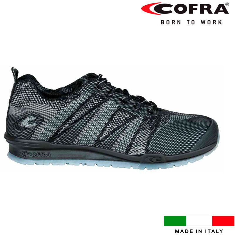 Fluent Black/Black S1PS fo sr - Talla de zapatos de nailon negro y gris / textil / negro / laminado apt - Protección contra accidentes de trabajo