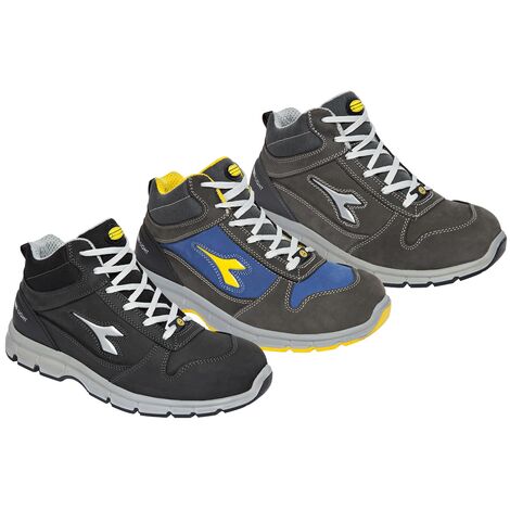 Zapatos de seguridad Diadora Run ll High S3 ESD SRC - 43 (EU) - Gris