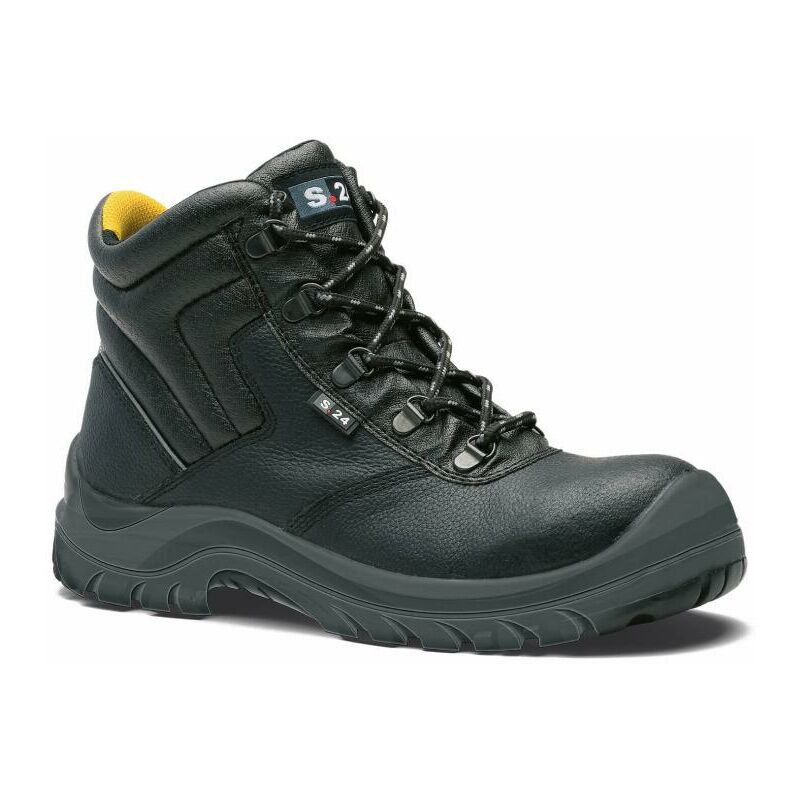 S 24 Bossi Industrie - Zapatos de seguridad S24 boa S3 - Cuero negro granulado - Talla 43 - 5132