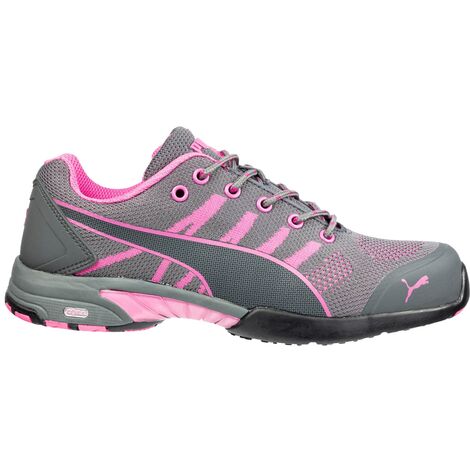 PUMA SAFETY SHOES Zapatillas PUMA Celerity Knit Pink S1P HRO SRC Low Mujer T.35 - 642910-35