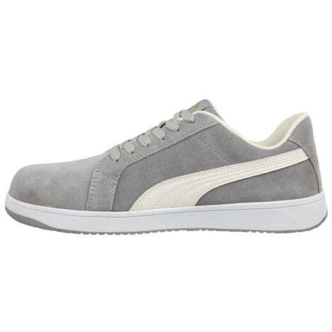 PUMA SAFETY SHOES Zapatos de trabajo Puma Iconic Suede Grey Low S1PL ESD FO HRO SR - 41 (EU)