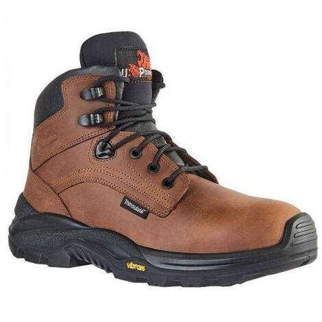Zapatos Iron Marrón Altos 41 S3 Upower