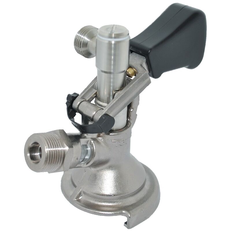 Ich-Zapfe Zapfkopf - Keg Verschluss, Kombi - Fitting, Seitlicher Ausgang (thekenanstich)