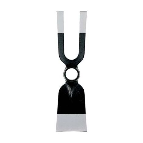 Zappa bidente occhio tondo 228 stars acciaio forgiato gr 425 mm 70x270 sm.mm 32