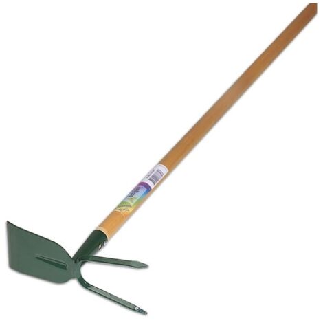 Rastrello Forgiato Da Giardino - 14 Denti, Testa 435x100 Mm - Per Lavorare Il Terreno In Modo Efficiente E Naturale - Foto 3