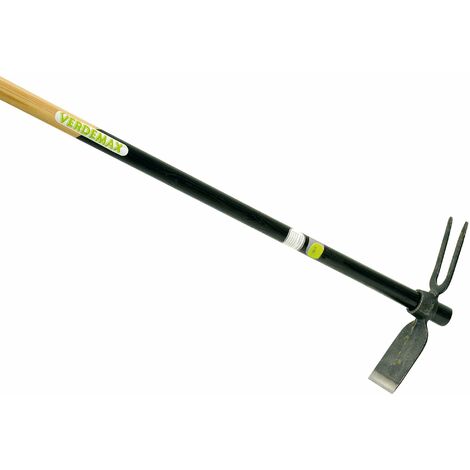 Zappa Quadra Bidente in Acciaio con Manico in Legno 140 cm Rama