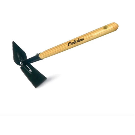 ZAPPETTA QUADRA E CUORE IN ACCIAIO CON MANICO IN LEGNO 40cm AUSTRALIAN