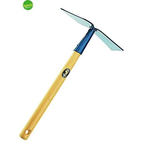 Zappino doppio con manico in legno 30 cm
