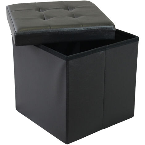 ZARA - pouf quadrato in ecopelle
