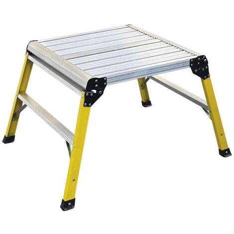 Zarges 100305 Fibreglass Hop-up Work Platform 600 x 600mm ZAR100305