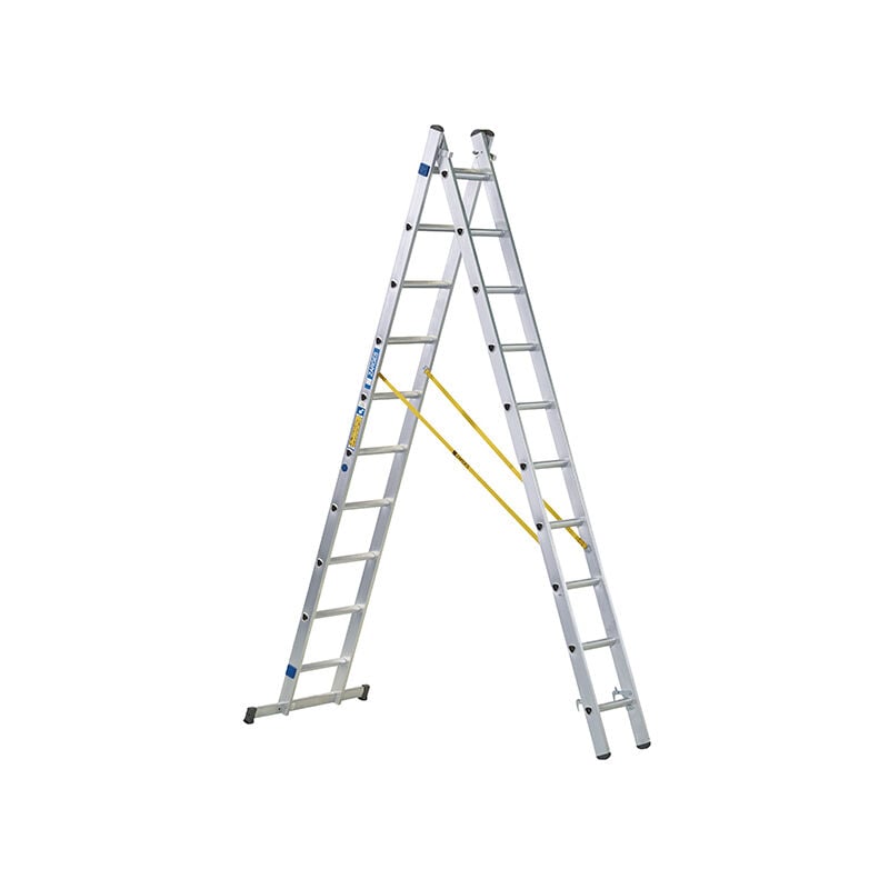 44868 D-Rung Combination Ladder 2-Part 2 x 8 Rungs ZAR44868 - Zarges