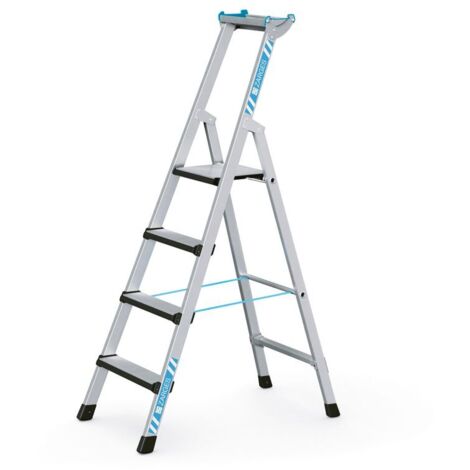 ZARGES Comfortstep S - LM-Stufen-Stehleiter 4 Stufen