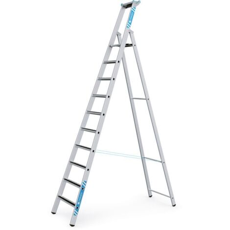 Zarges gebördelte Stufen-Stehleiter R13step S 10 Stufen