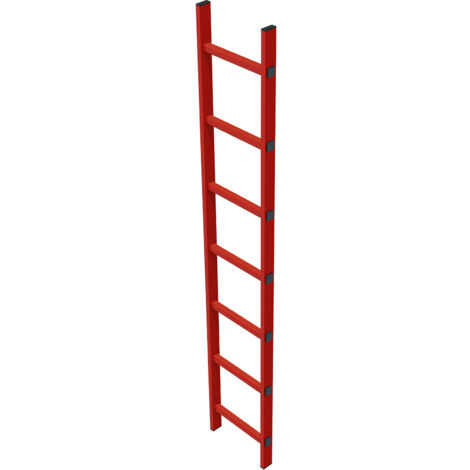 Zarges Schachtleiter 400mm lichte Breite GFK, 13 Sprossen