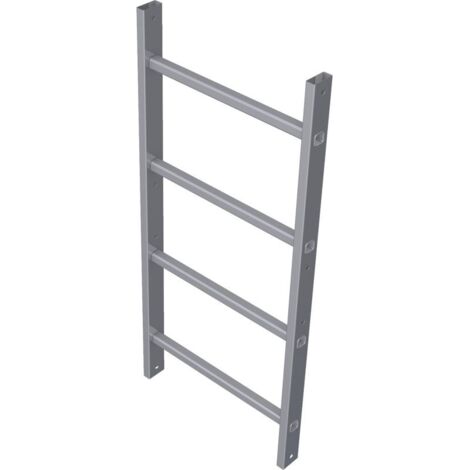 Zarges Steigleiter Aluminium eloxiert 1,12m