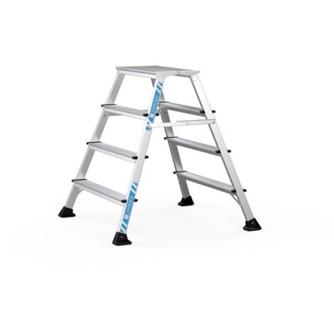 Zarges XLstep P - Podest breit 2 x 4 Stufen