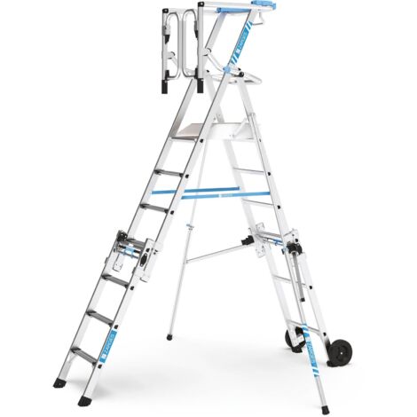 Zarges ZAP Masterflex Plus S - Teleskop-Plattformleiter 7 Stufen